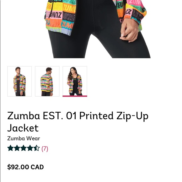Zumbawear jacket brand new - Picture 5 of 6
